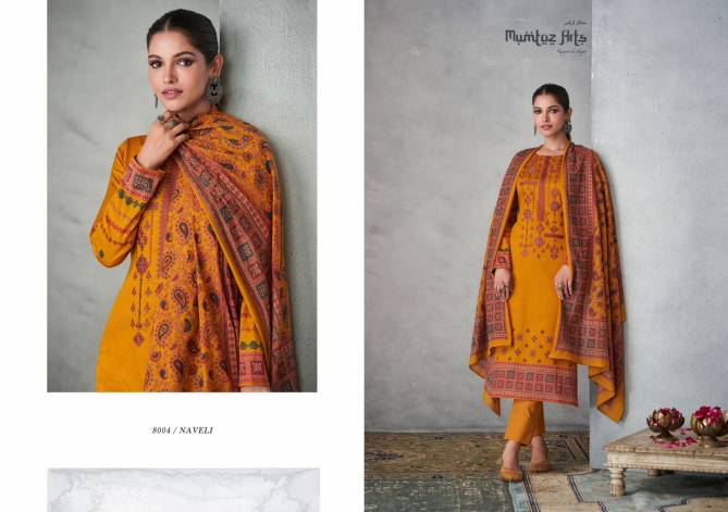 Naveli By Mumtaz 8001-8008 Dress Material Catalog